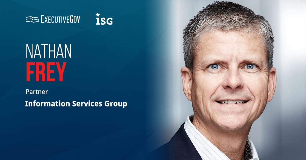 Headshot of Nathan Frey, an ISG partner. Frey comments on the new ISG report on cybersecurity