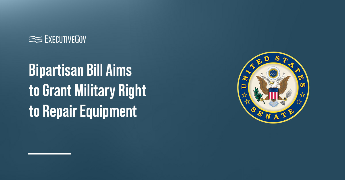 Bipartisan Bill Aims to Grant Military Right to Repair Equipment