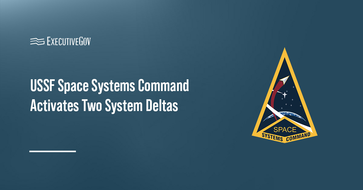 Space Systems Command Logo. Two System Deltas have been launched by Space Force's Space Systems Command.