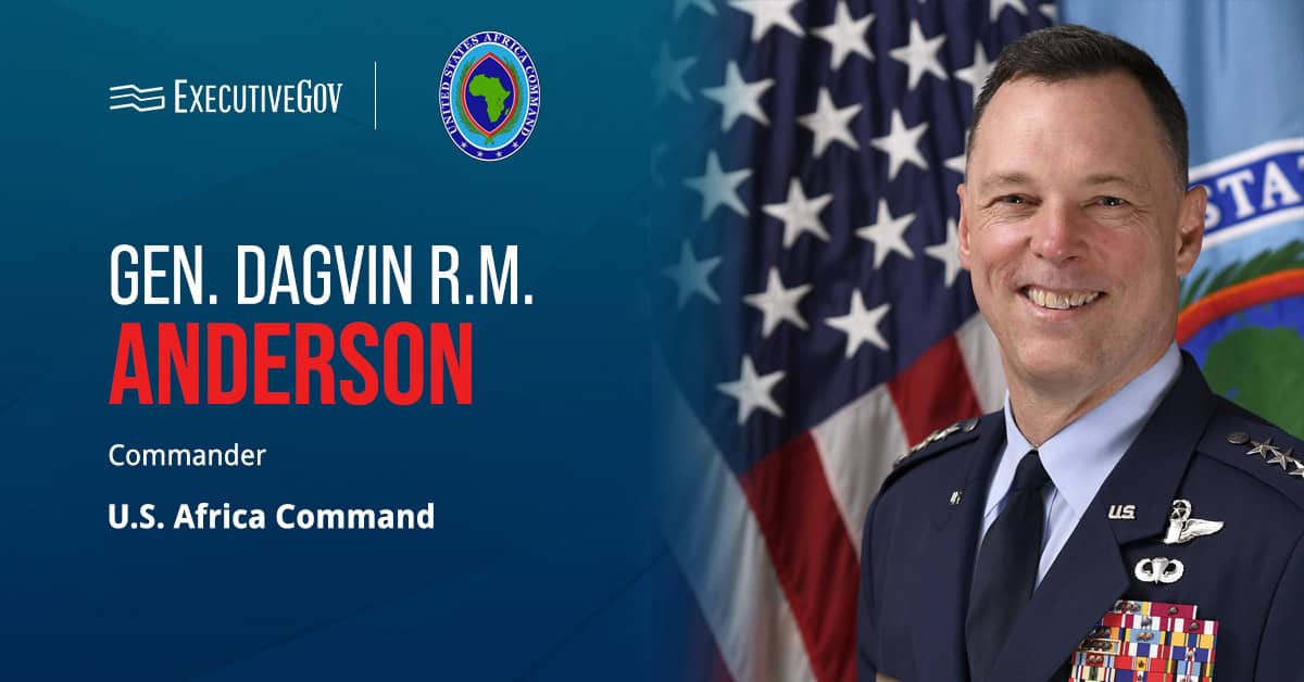 Gen. Dagvin Anderson. The head of U.S. Africa Command officially took the helm from Gen. Michael Langley.