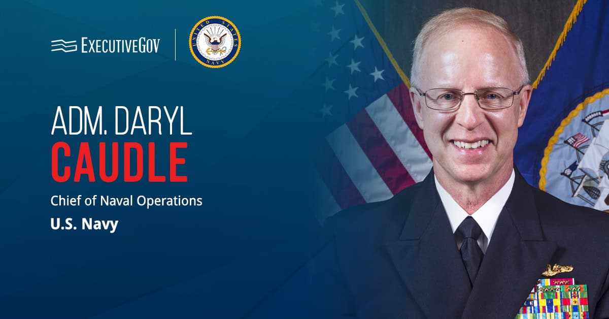 Adm. Daryl Caudle. Caudle is chief of naval operations following Trump's nomination and an affirmative Senate vote.