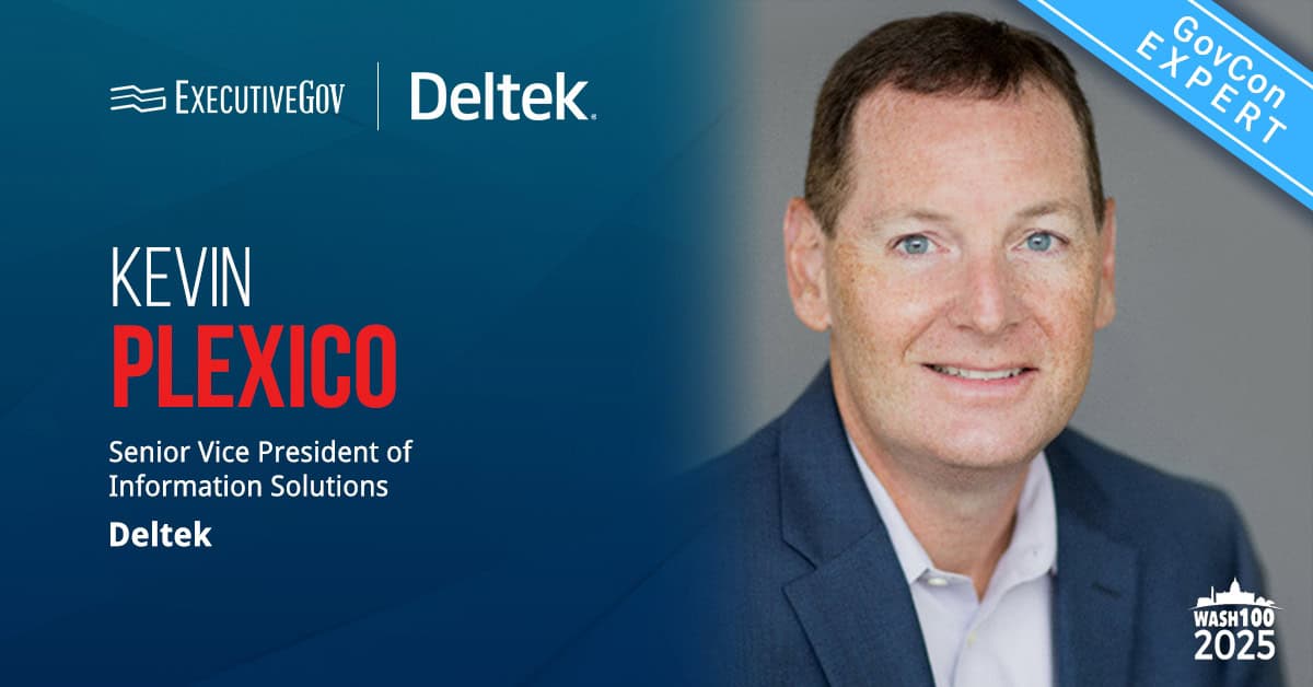Kevin Plexico. Deltek’s SVP of information solutions said GovCon firms are using AI to enhance proposal development.
