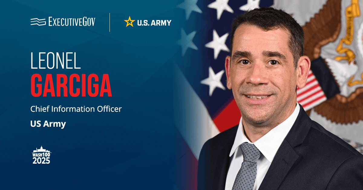 Army CIO Leonel Garciga. Garciga signed a memo on defense business systems