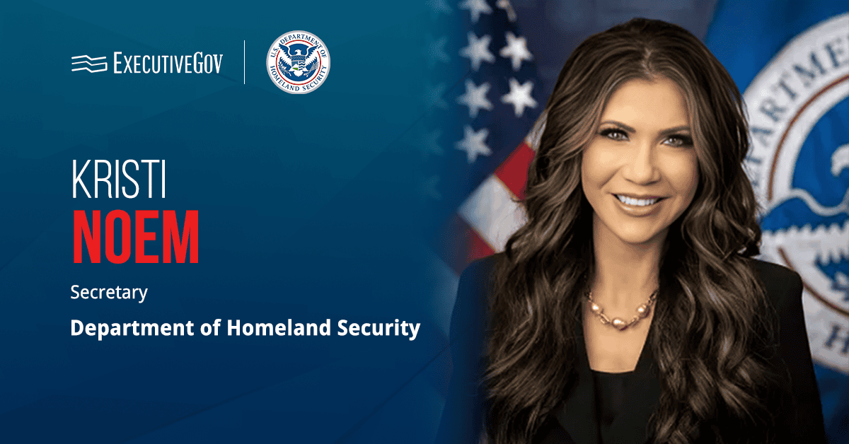 DHS Secretary Kristi Noem. Noem is encouraging Americans to join ICE