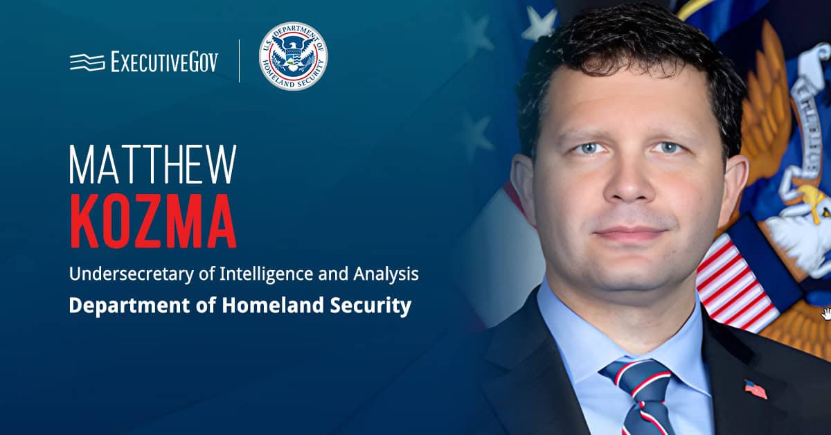Matthew Kozma. The Senate has confirmed Kozma for a DHS undersecretary role.