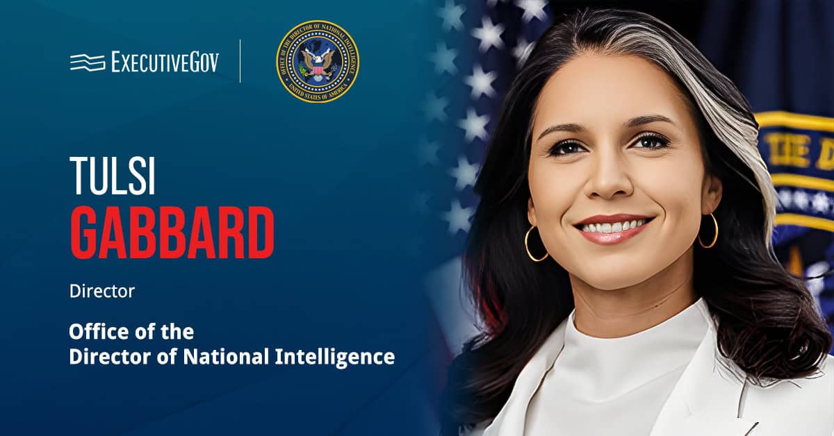 Tulsi Gabbard. The director of national intelligence announced the restructuring of ODNI.