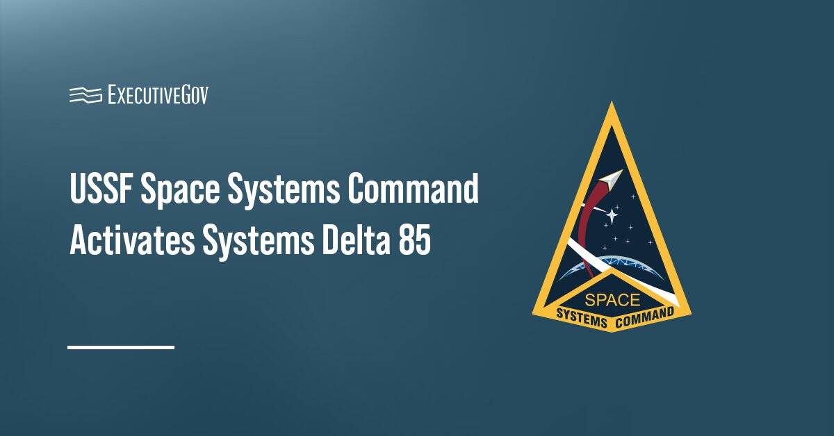 Space Systems Command logo. The SSC established the SYD 85 in a ceremony held two weeks ago.