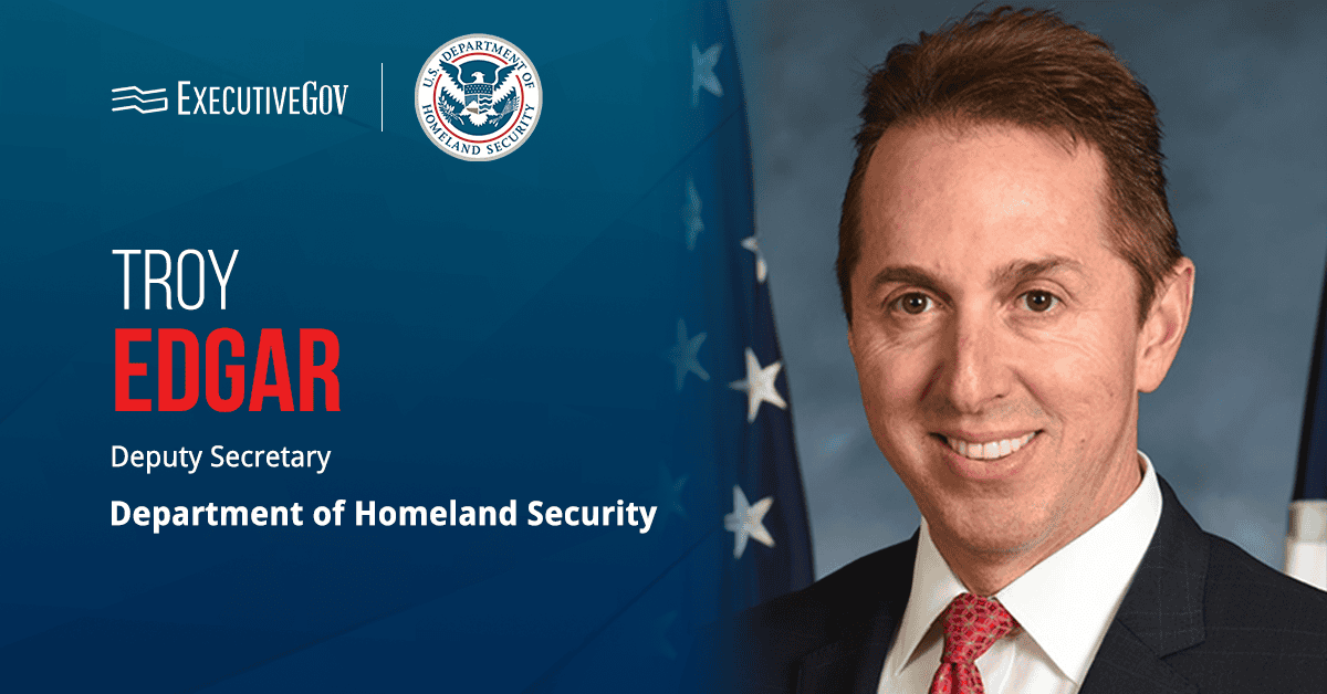 Troy Edgar, DHS deputy secretary. Edgar speaks about USCGC Storis