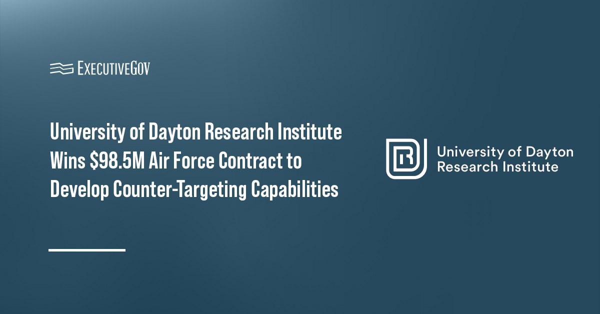 UDRI Logo. The Air Force tapped UDRI for a counter-targetting research effort.