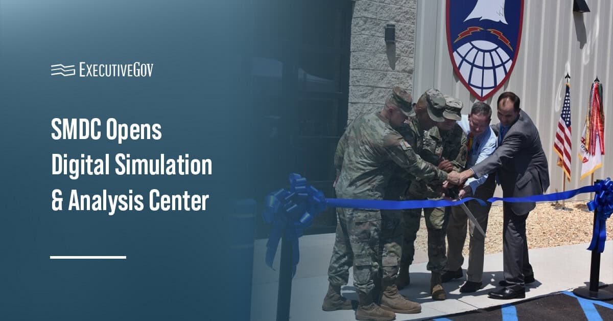 SMDC ribbon-cutting ceremony. The US Army SMDC inaugurated the Digital Simulation and Analysis Center.