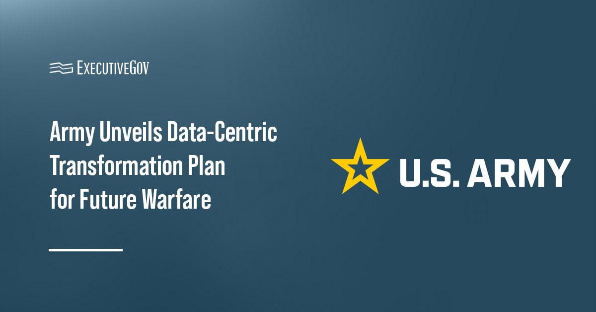 U.S. Army logo. The U.S. Army seeks to retire 13 legacy systems as part of its data-driven modernization effort.