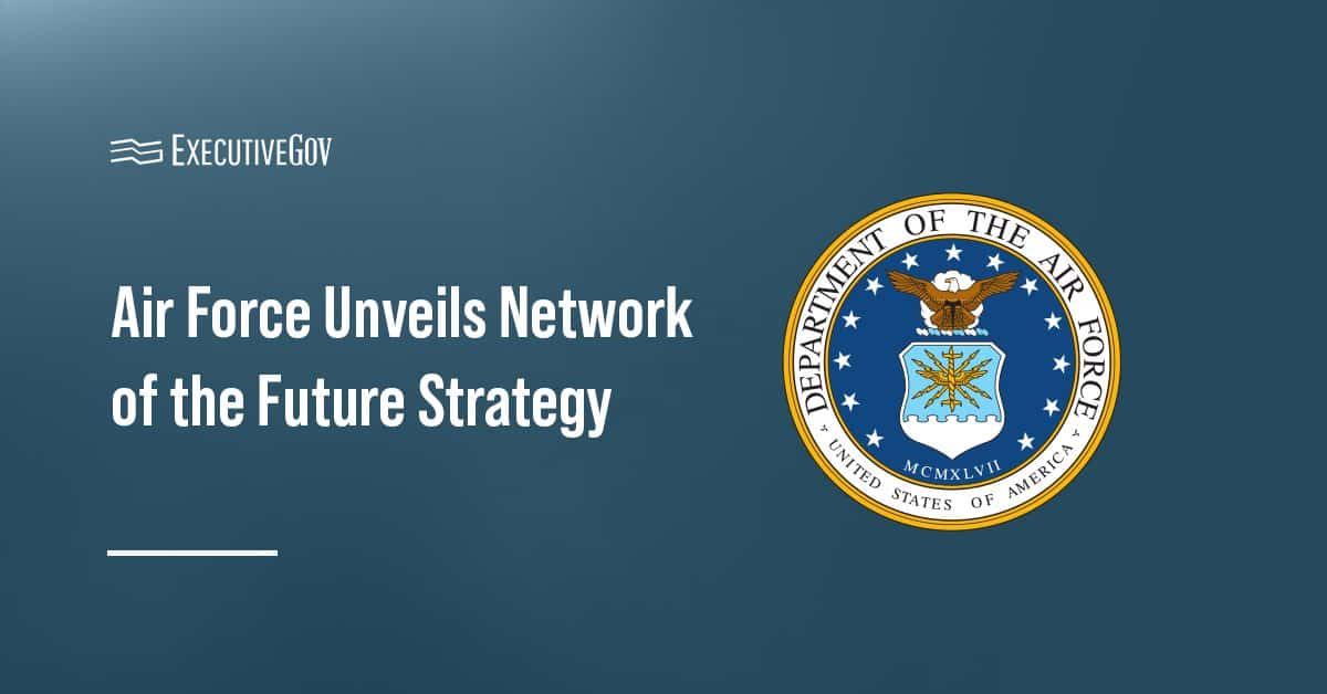 Department of the Air Force seal. DAF unveiled the Network of the Future Strategy.