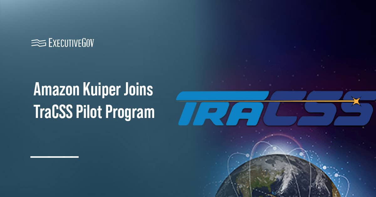 TraCSS logo. Amazon Kuiper has joined the TraCSS pilot program.