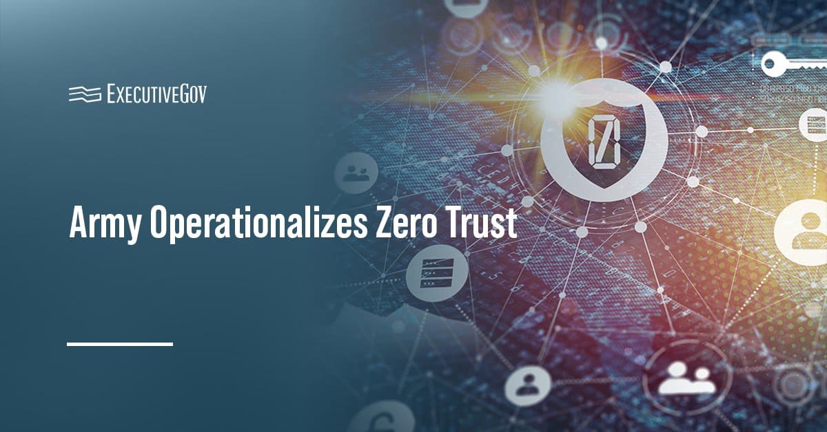 Zero trust. The Army’s CECOM SEC and West Point tested the SEC-developed mapping between zero trust and RMF.