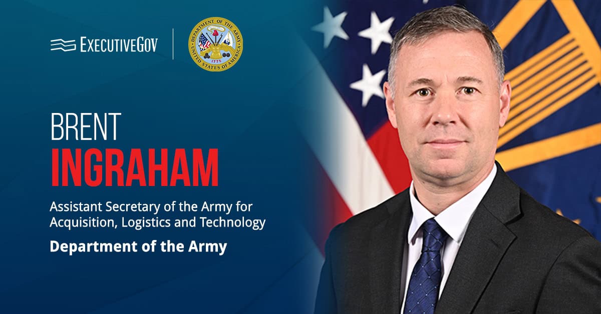 Brent Ingraham. The Army’s acquisition chief took oath following his Senate confirmation.