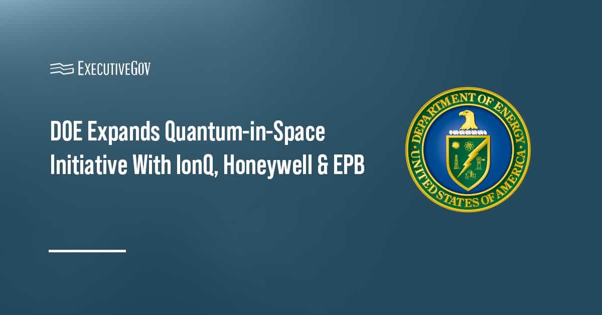 DOE seal. The Department of Energy welcomed the addition of IonQ, Honeywell and EPB to its Quantum-in-Space Collaboration.