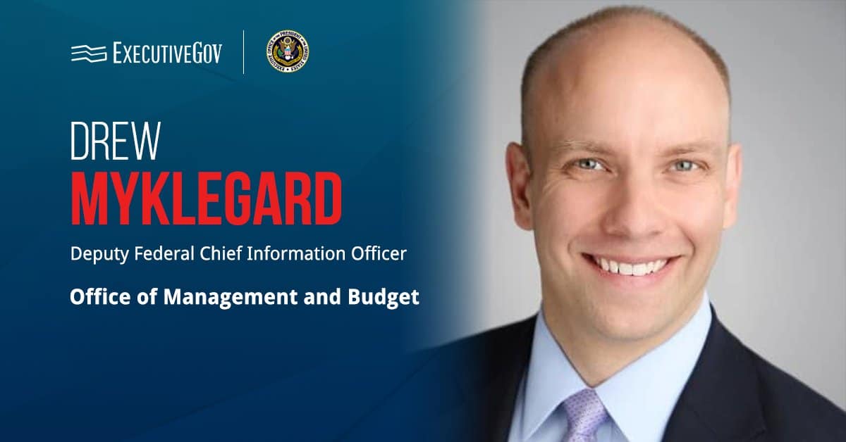 OMB's Drew Myklegard. Former VA executive director will resign as deputy federal CIO of the Office of Management and Budget.