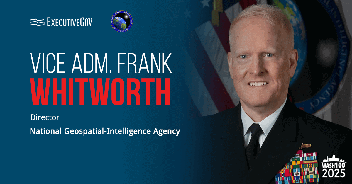 Frank Whitworth. NGA head highlighted the significance of the agency's new west campus