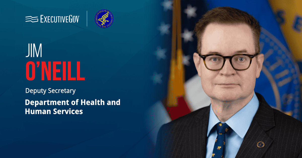 Jim O’Neill. The HHS deputy secretary has been named acting CDC chief.