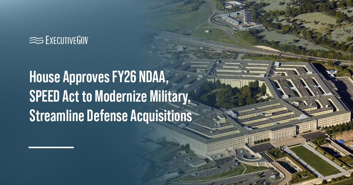 The Pentagon. The House of Representatives voted on the NDAA for fiscal year 2026