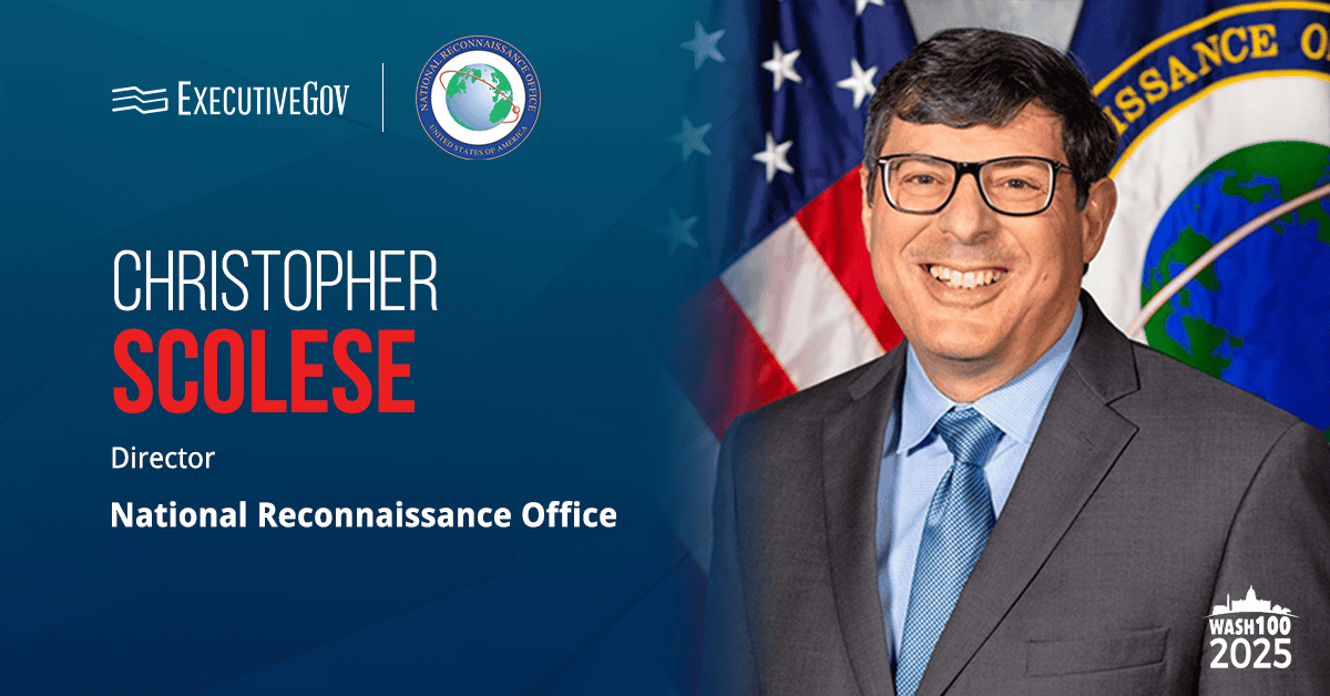 Chris Scolese. The NRO director said the agency accelerates space innovation to deliver intelligence at the speed of need.