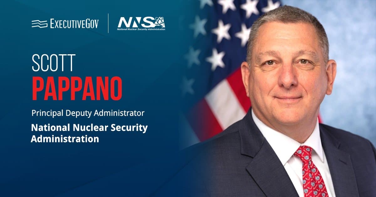 Scott Pappano, principal deputy administrator of NNSA. Senate voted to confirm Pappano