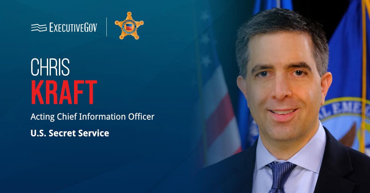 Chris Kraft. The acting CTO at DHS has been named acting CIO at the U.S. Secret Service.