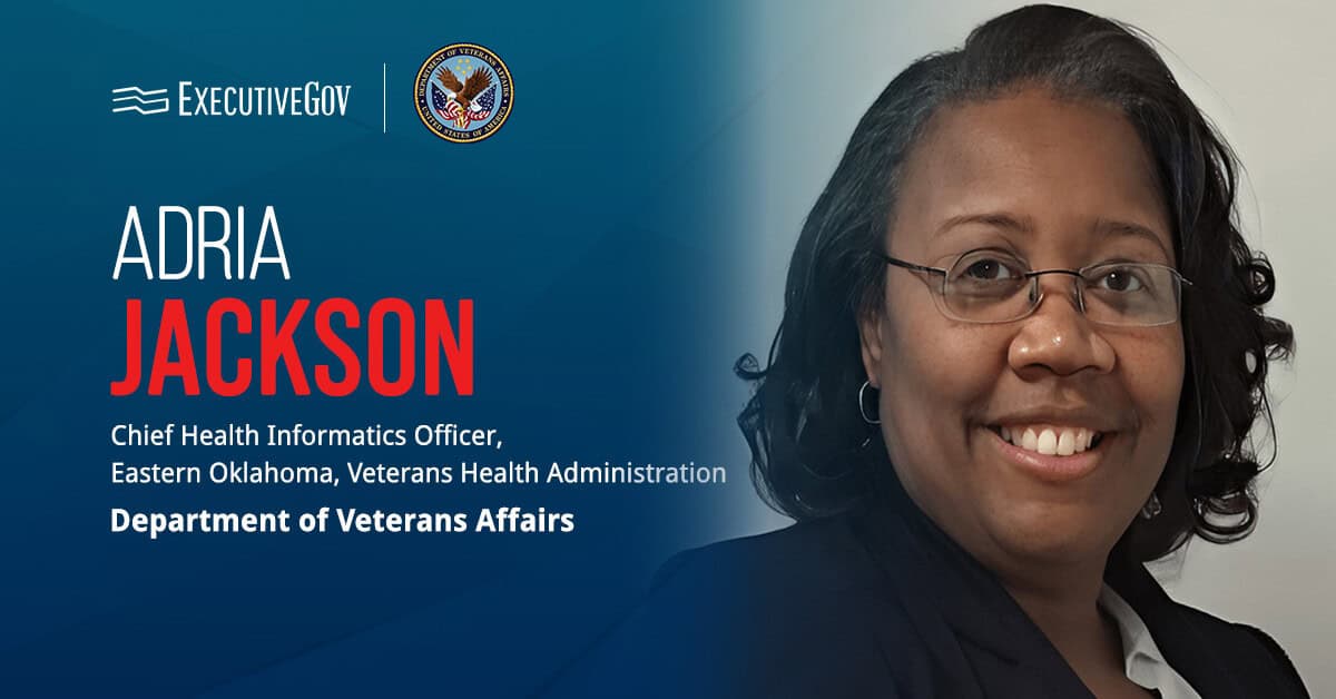 VA CHIO Adria Jackson. Adria Jackson was appointed chief health informatics officer for eastern Oklahoma by the VA.