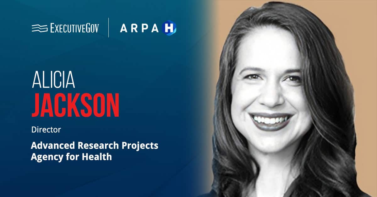 Alicia Jackson. White House appointee as Advanced Research Projects Agency for Health director