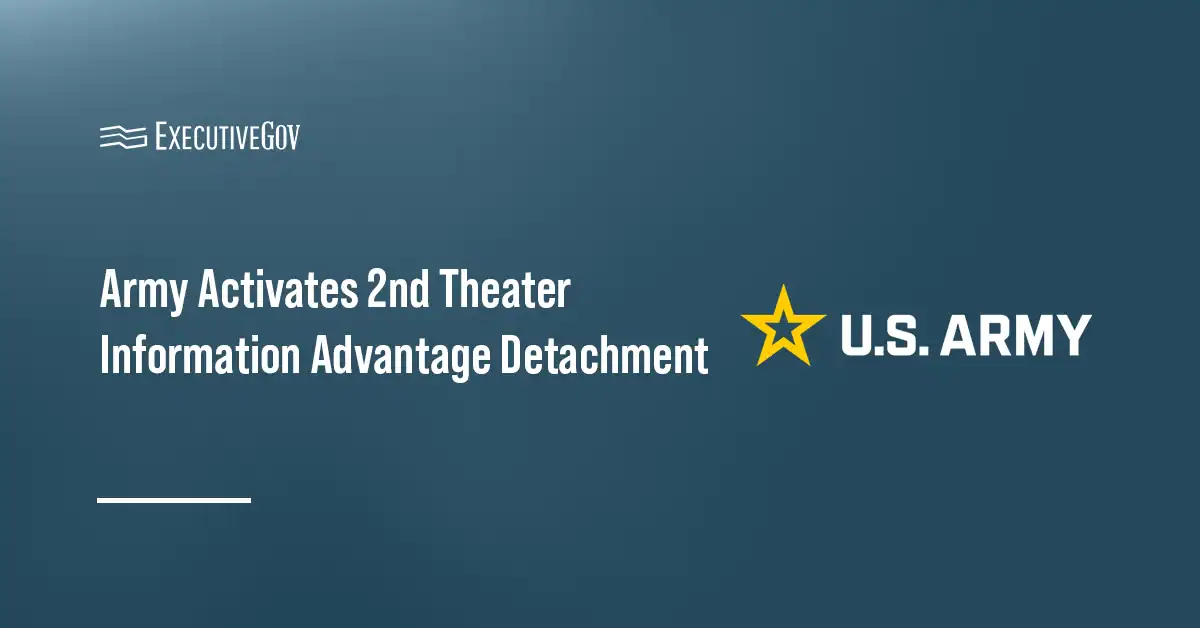 U.S. Army logo. The Army activated the second TIAD, marking a key step in its approach to information warfare.