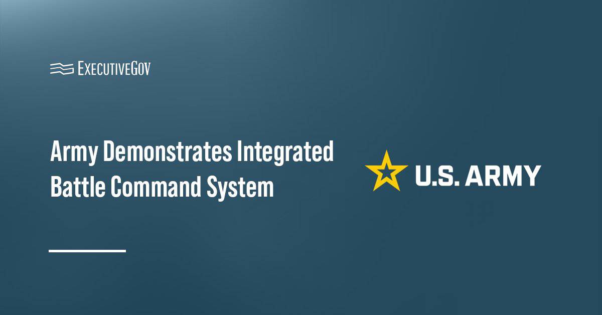 U.S. Army logo. The U.S. Army conducted a missile flight test of the Integrated Battle Command System.