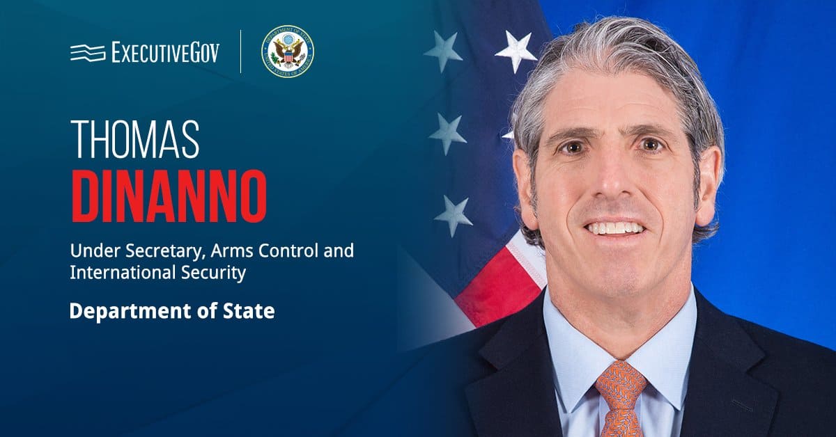 Thomas DiNanno. The national security leader received Senate confirmation for the under secretary of state position.