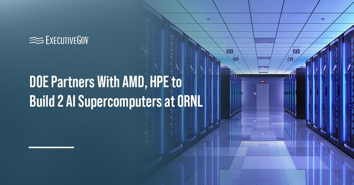 DOE Partners With AMD, HPE to Build 2 AI Supercomputers at ORNL High-performance computing. DOE partnered with AMD and HPE to build two AI supercomputers at ORNL.