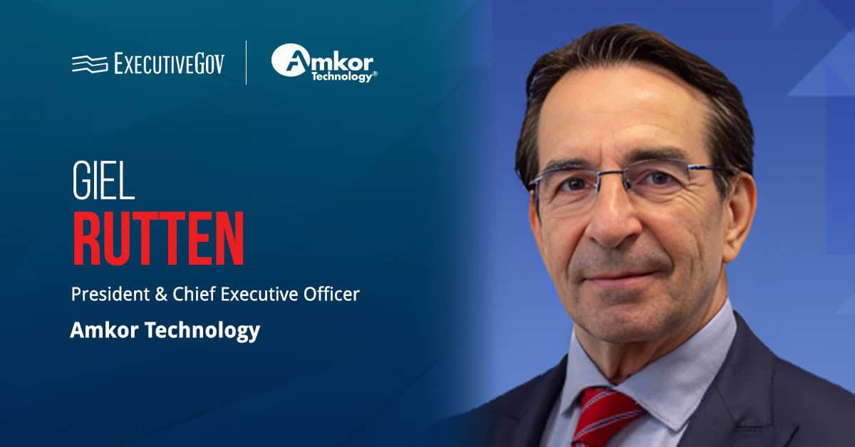 Giel Rutten headshot. Amkor head comments on the company's new chip facility in Arizona