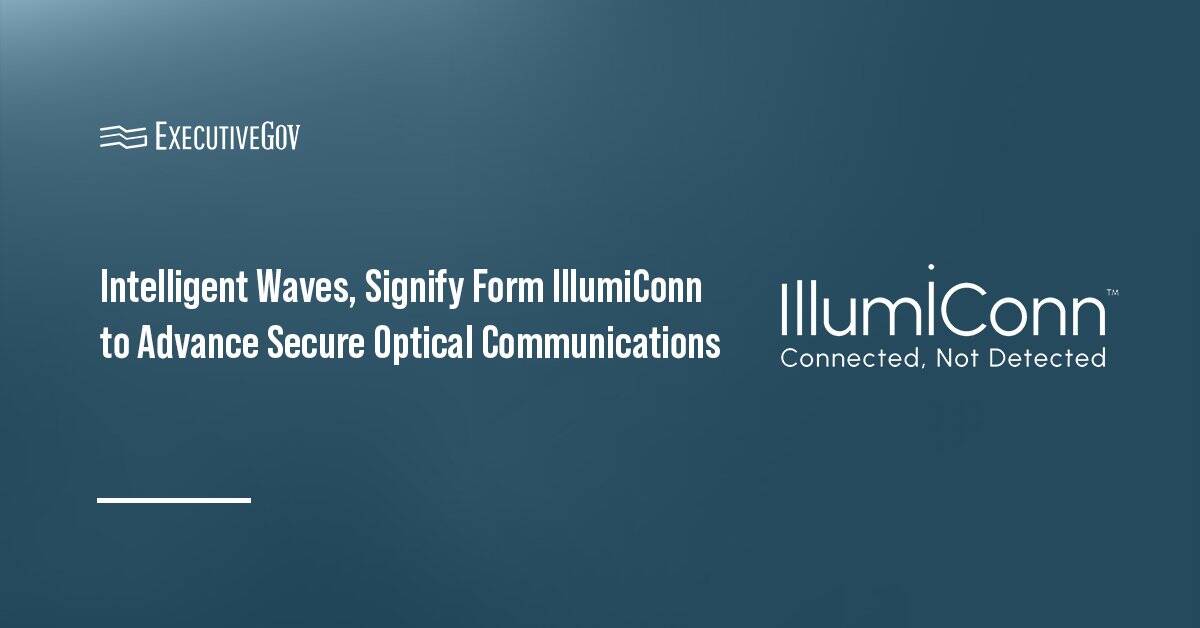 IllumiConn logo. Intelligent Waves and Signify has launched the IllumiConn JV to advance secure optical communications.