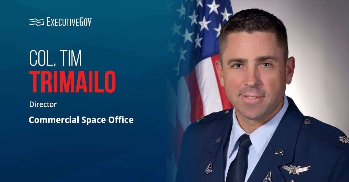 Tim Trimailo, director of Commercial Space Office. Trimailo comments about Space Force's new working capital fund