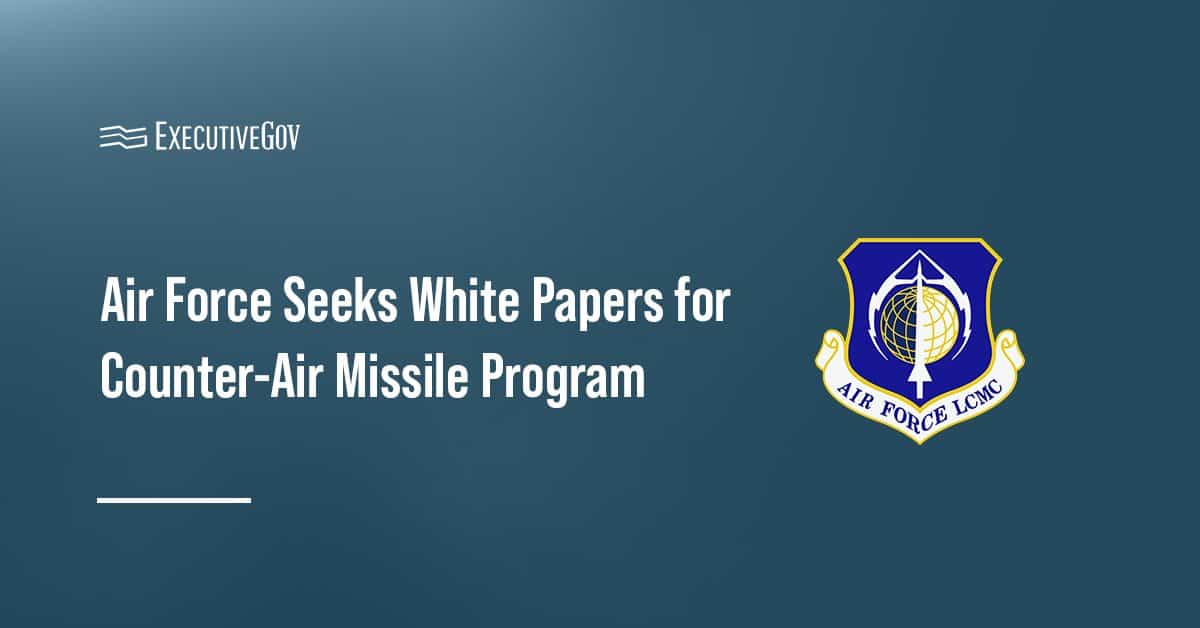 AFLCMC seal. The U.S. Air Force Life Cycle Management Center has issued a request for white papers for CAMP.