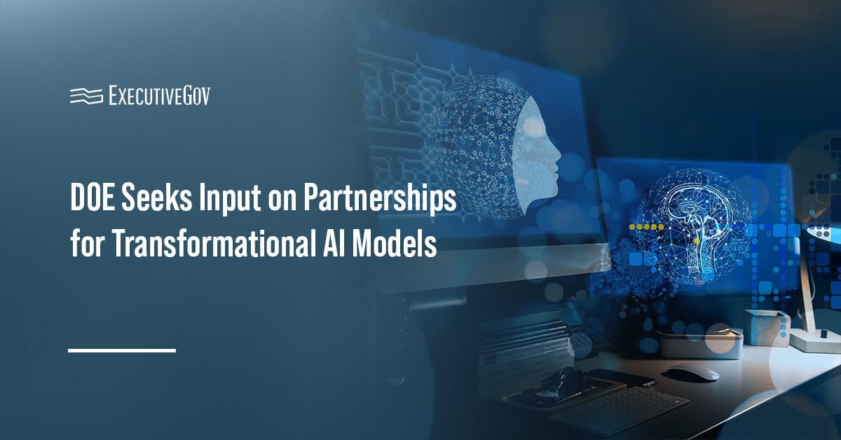 Artificial intelligence. DOE seeks input on a plan to establish a consortium to curate scientific data for use in AI models.