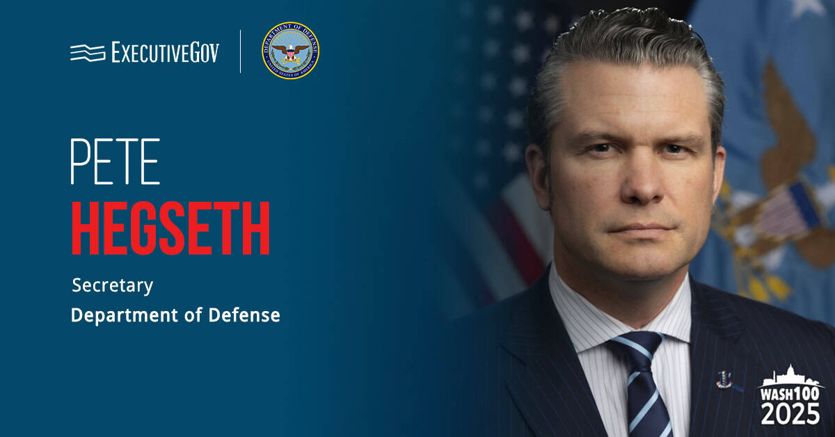 Pete Hegseth. The DOD secretary is set to appear before industry leaders to discuss the proposed acquisition reforms.