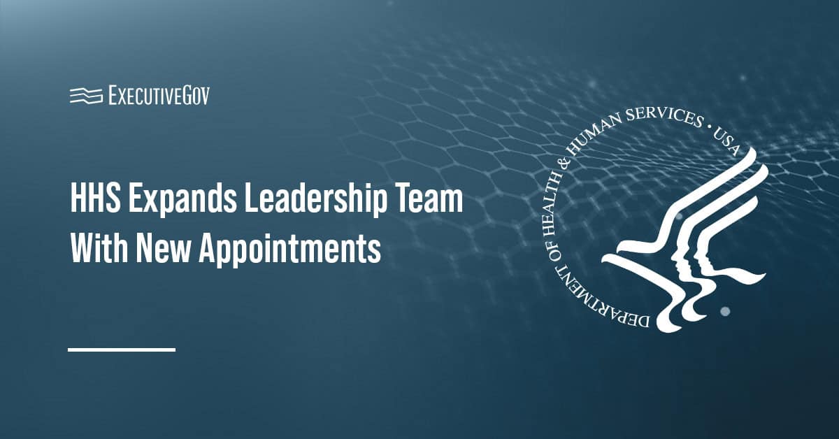 Department of Health and Human Services' logo. HHS appointed new officials