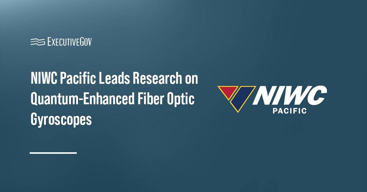 NIWC Pacific logo. Scientists at NIWC Pacific are advancing research on quantum-enhanced fiber optic gyroscopes.
