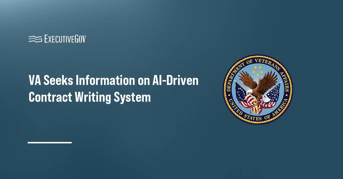 va-ai-contract-writing-system-rfi VA seal. The Department of Veterans Affairs has started seeking industry feedback on an AI-driven Contract Writing System.