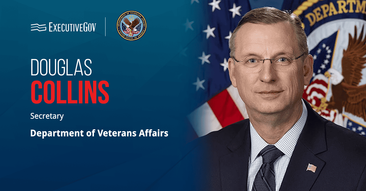 VA Secretary Douglas Collins. Collins said the VHA's "leadership structure is riddled with redundancies"