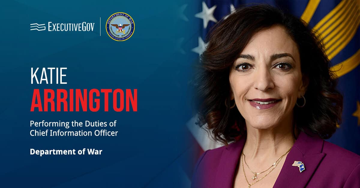 Katie Arrington, acting CIO of DOW. Arrington published a new document on the DOW's SWFT initiative