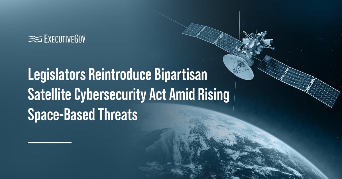 Satellites in orbit. Senate legislators have introduced a bill to secure satellites from cyberthreats