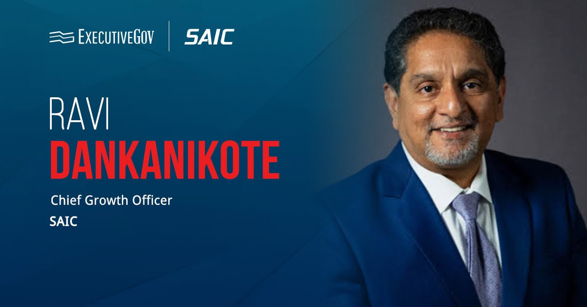 ravi-dankanikote-saic-cgo-appointment Ravi Dankanikote. The GovCon veteran is returning to SAIC as chief growth officer after a short stint at Peraton.