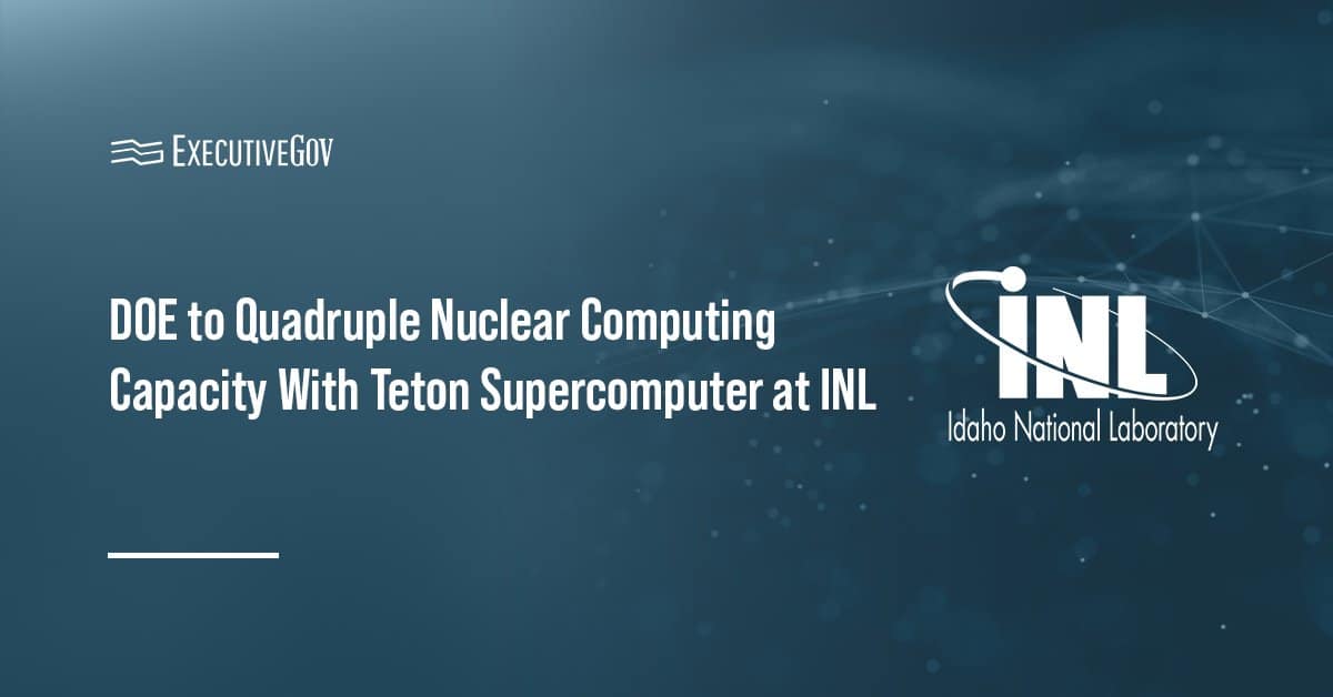 INL logo.The Department of Energy's Nuclear Science User Facilities program plans to activate the Teton supercomputer at INL.