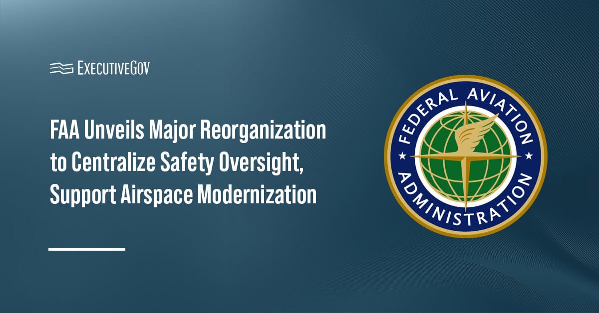 faa-dot-overhaul-safety-oversight FAA logo. FAA is restructuring its organization to centralize safety oversight.