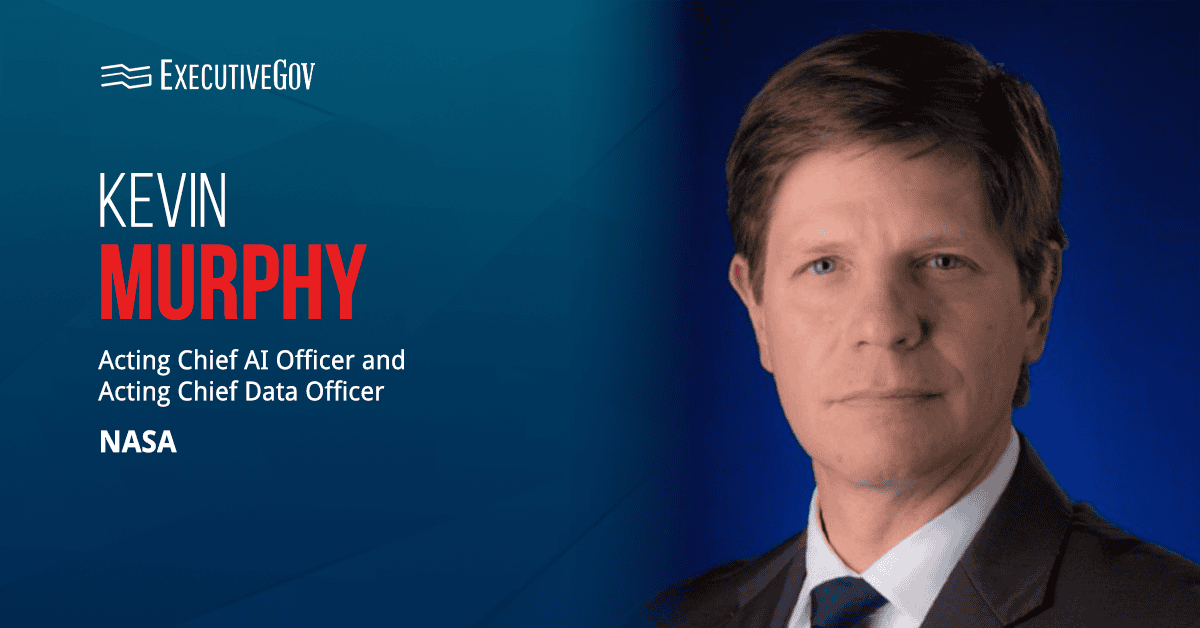 Kevin Murphy. The NASA chief data science officer assumed the role of acting chief AI officer and acting chief data officer.