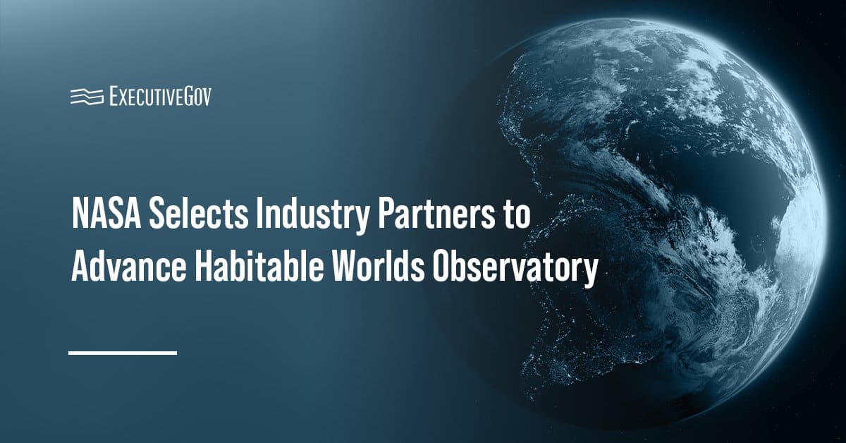 Planet Earth. NASA has selected proposals to advance technologies for the Habitable Worlds Observatory.